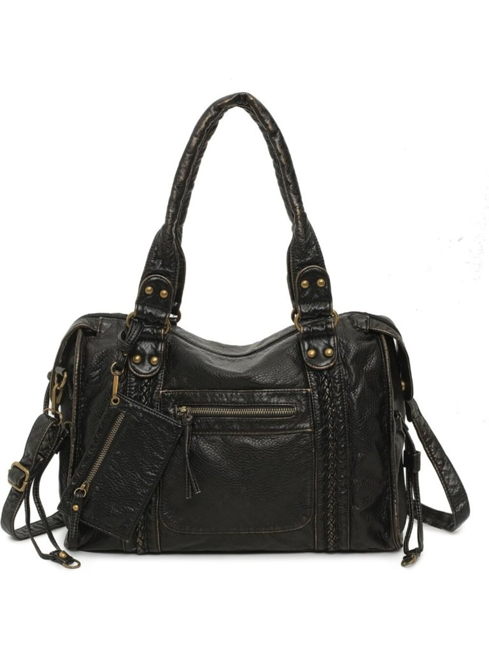 Y2K Vintage Hobo Shoulder Bag - Stylish Vegan Leather Tote for Women